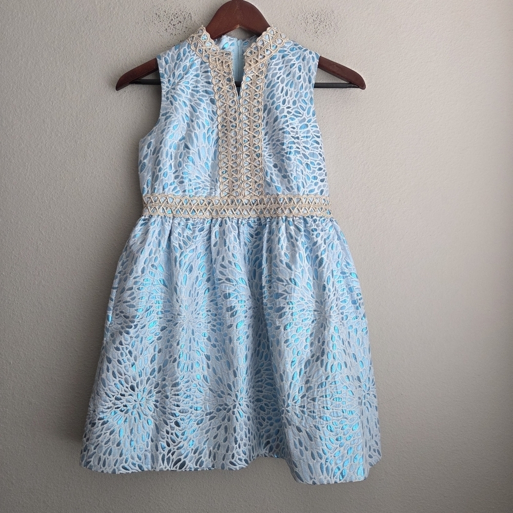 Lilly Pulitzer Mini Franci Jacquard Fit & Flare Dress size 14 NWT